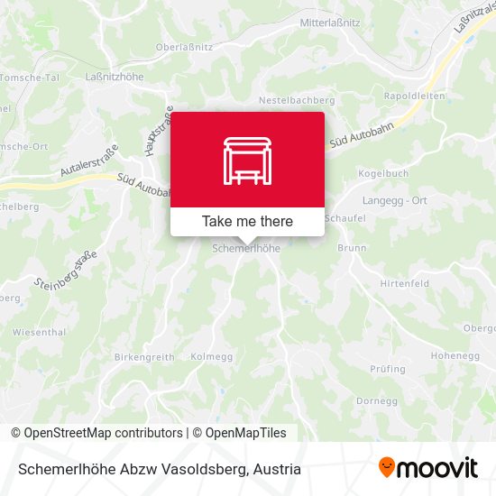 Schemerlhöhe Abzw Vasoldsberg map
