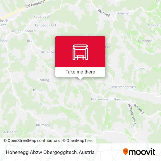 Hohenegg Abzw Obergoggitsch map