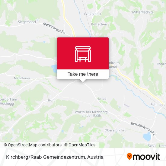 Kirchberg/Raab Gemeindezentrum map