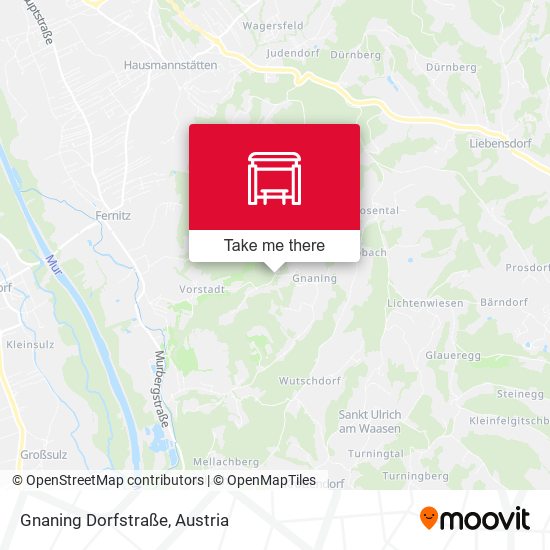 Gnaning Dorfstraße map