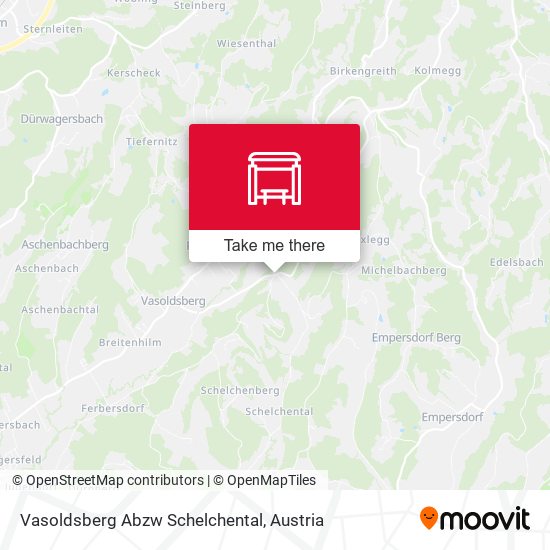 Vasoldsberg Abzw Schelchental map
