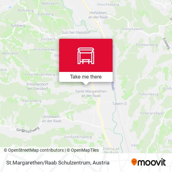St.Margarethen / Raab Schulzentrum map