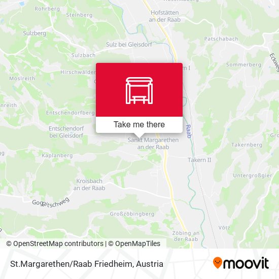 St.Margarethen/Raab Friedheim map