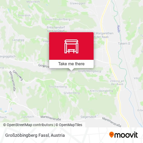Großzöbingberg Fassl map