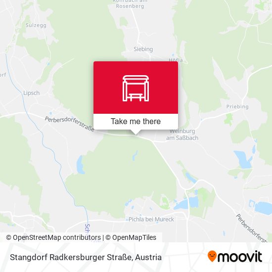 Stangdorf Radkersburger Straße map