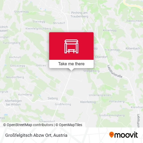 Großfelgitsch Abzw Ort map