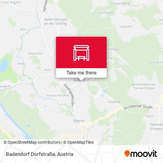 Badendorf Dorfstraße map