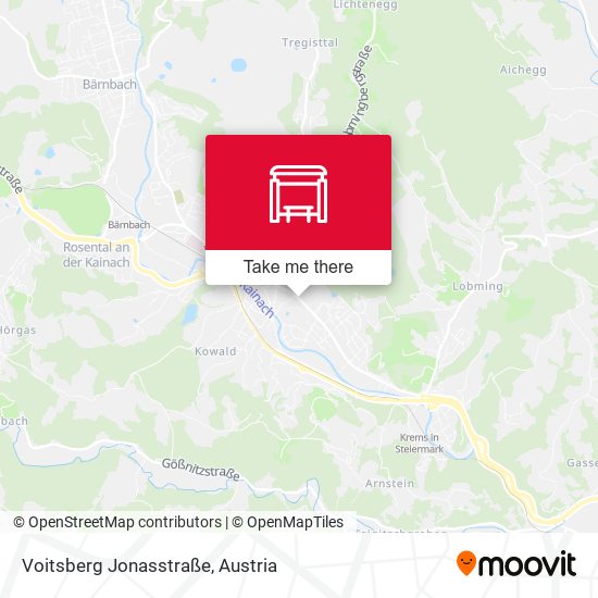 Voitsberg Jonasstraße map