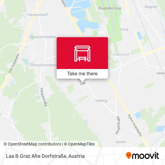 Laa B.Graz Alte Dorfstraße map