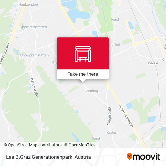 Laa B.Graz Generationenpark map