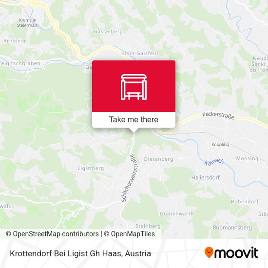 Krottendorf Bei Ligist Gh Haas map
