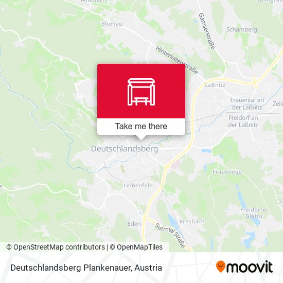Deutschlandsberg Plankenauer map