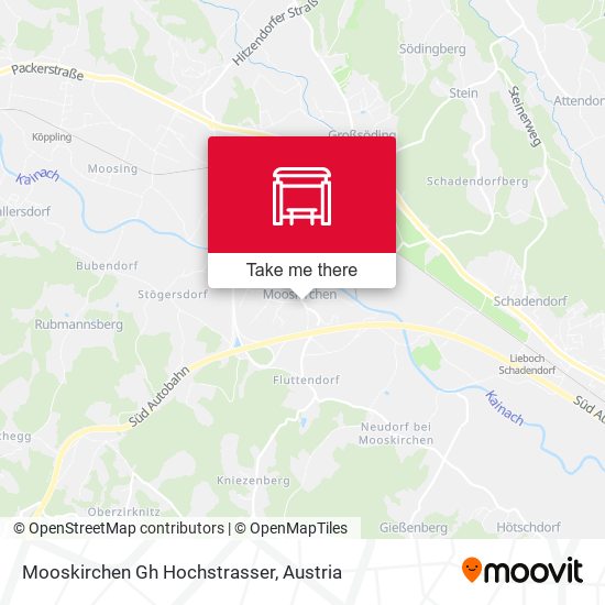 Mooskirchen Gh Hochstrasser map