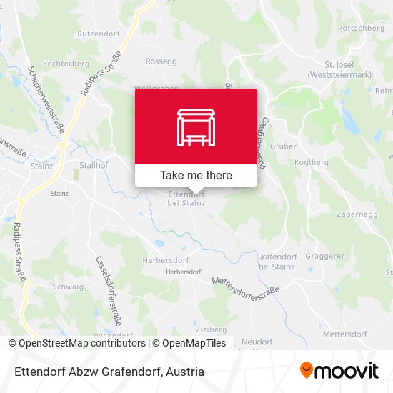 Ettendorf Abzw Grafendorf map