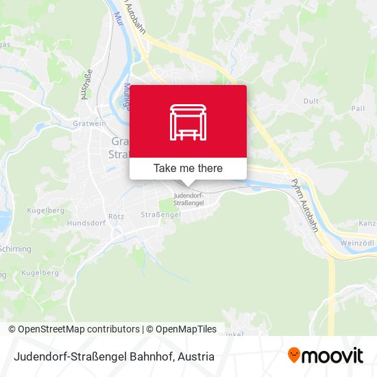 Judendorf-Straßengel Bahnhof map