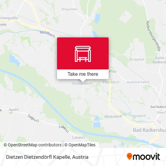 Dietzen Dietzendörfl Kapelle map