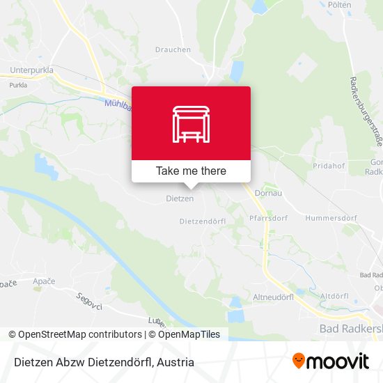 Dietzen Abzw Dietzendörfl map