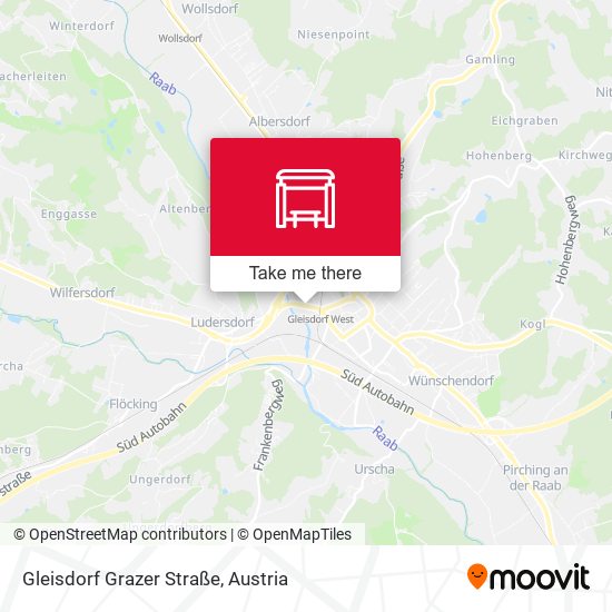 Gleisdorf Grazer Straße map