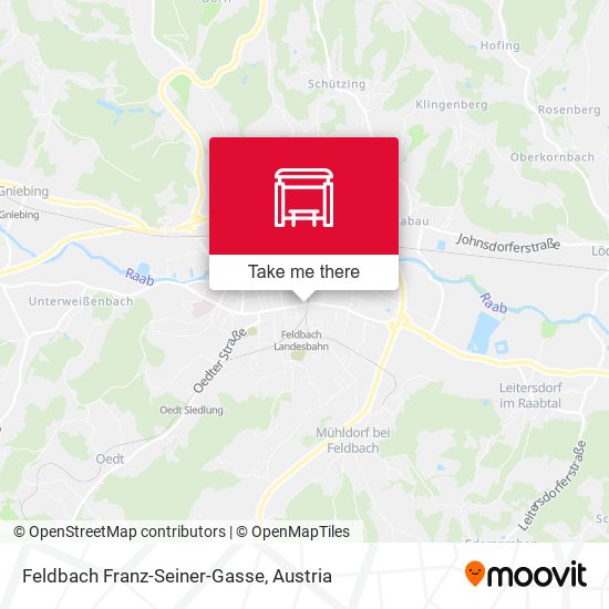 Feldbach Franz-Seiner-Gasse map