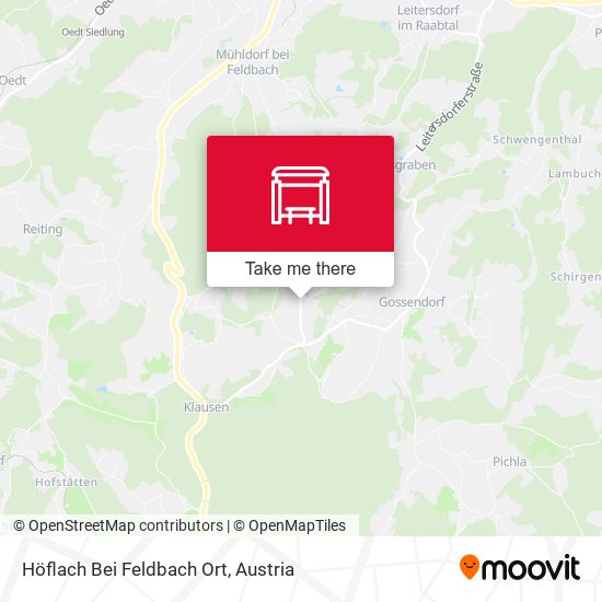 Höflach Bei Feldbach Ort map