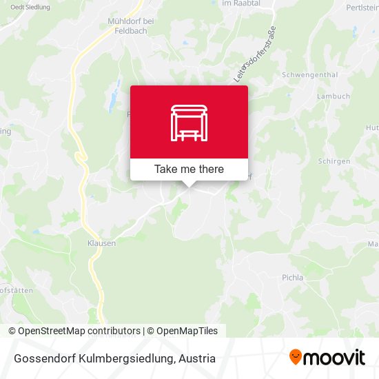 Gossendorf Kulmbergsiedlung map