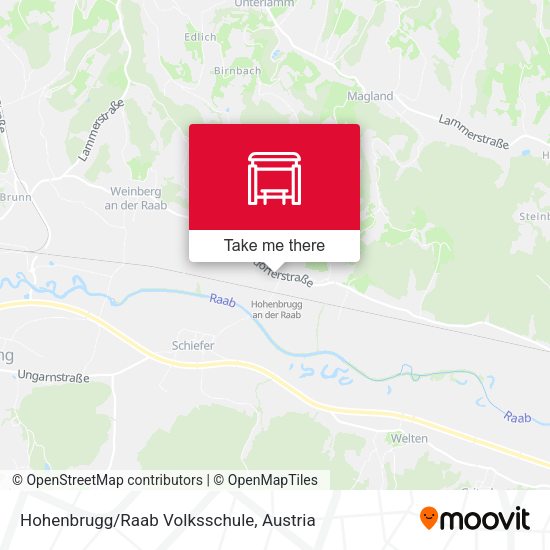 Hohenbrugg/Raab Volksschule map