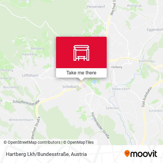 Hartberg Lkh/Bundesstraße map