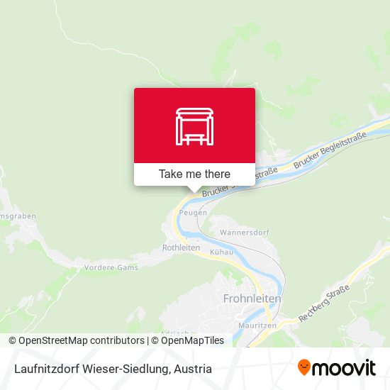 Laufnitzdorf Wieser-Siedlung map