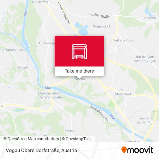 Vogau Obere Dorfstraße map