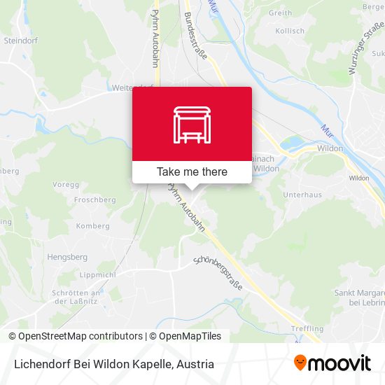Lichendorf Bei Wildon Kapelle map