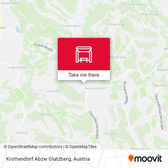 Krottendorf Abzw Glatzberg map