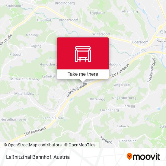 Laßnitzthal Bahnhof map