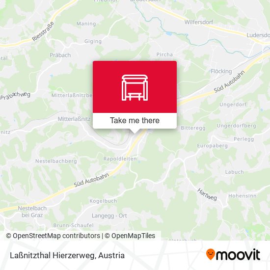 Laßnitzthal Hierzerweg map