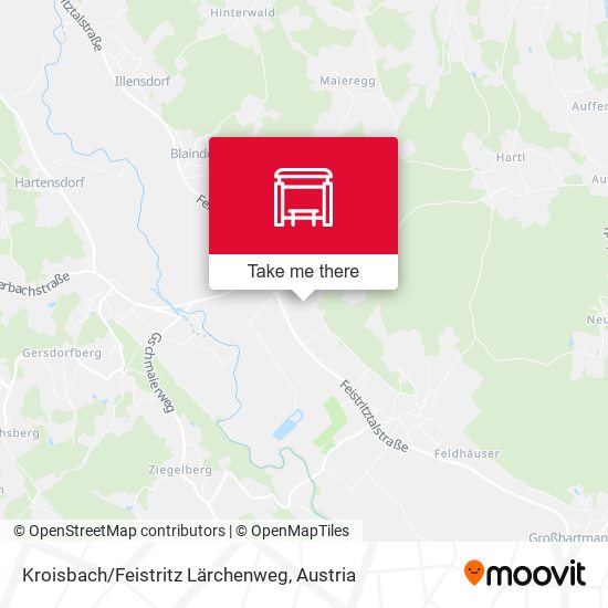 Kroisbach/Feistritz Lärchenweg map