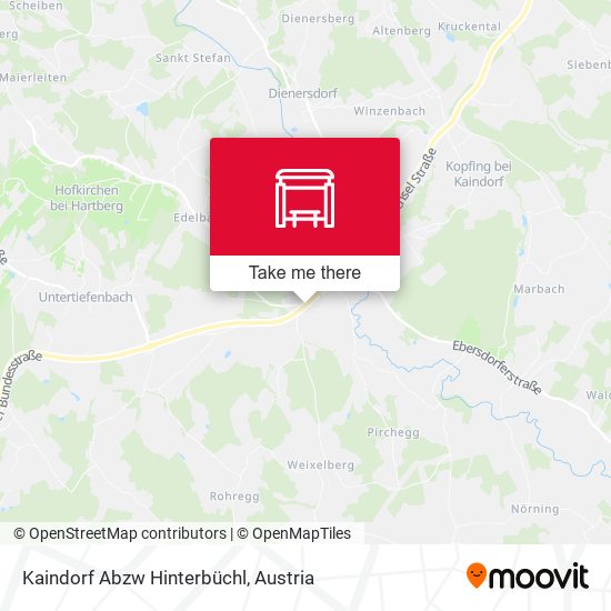 Kaindorf Abzw Hinterbüchl map