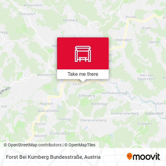 Forst Bei Kumberg Bundesstraße map