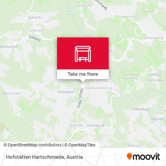 Hofstätten Hartschmiede map