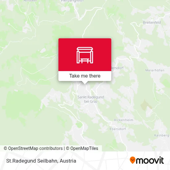 St.Radegund Seilbahn map