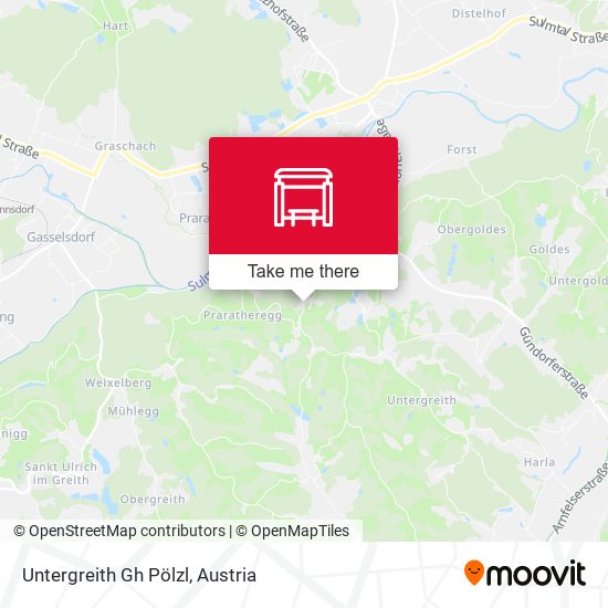 Untergreith Gh Pölzl map