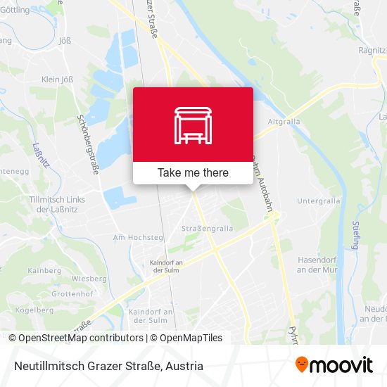 Neutillmitsch Grazer Straße map