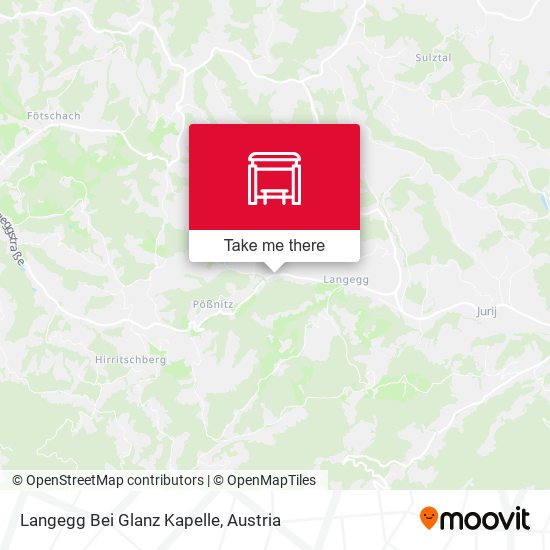 Langegg Bei Glanz Kapelle map