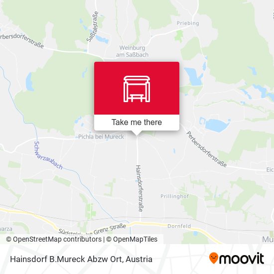 Hainsdorf B.Mureck Abzw Ort map