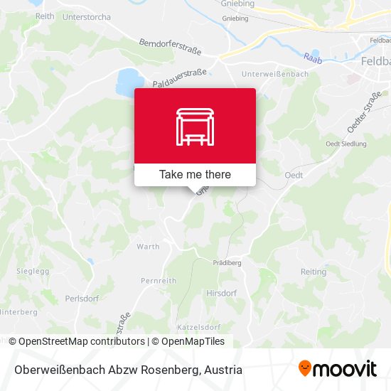 Oberweißenbach Abzw Rosenberg map