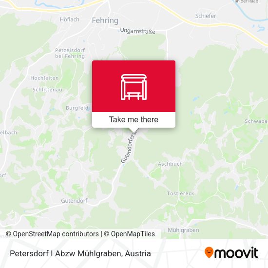 Petersdorf I Abzw Mühlgraben map