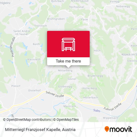 Mitterriegl Franzjosef Kapelle map