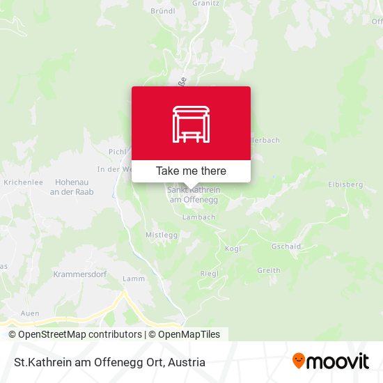 St.Kathrein am Offenegg Ort map