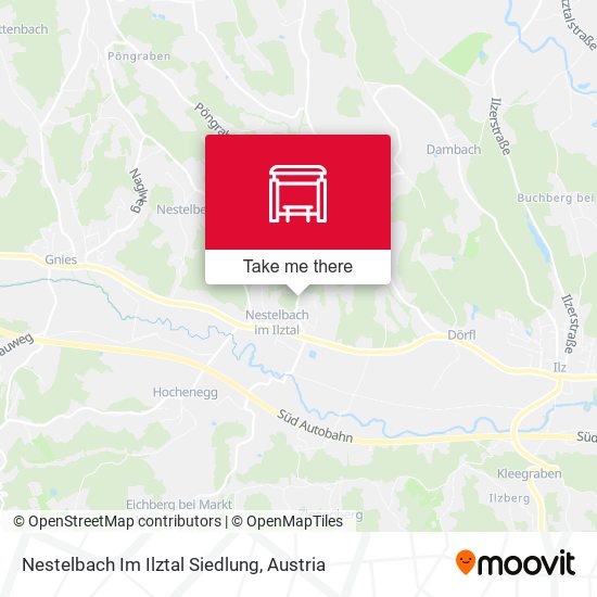 Nestelbach Im Ilztal Siedlung map