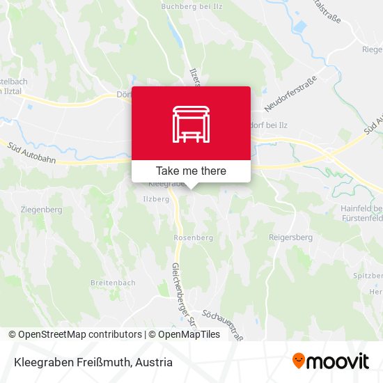 Kleegraben Freißmuth map