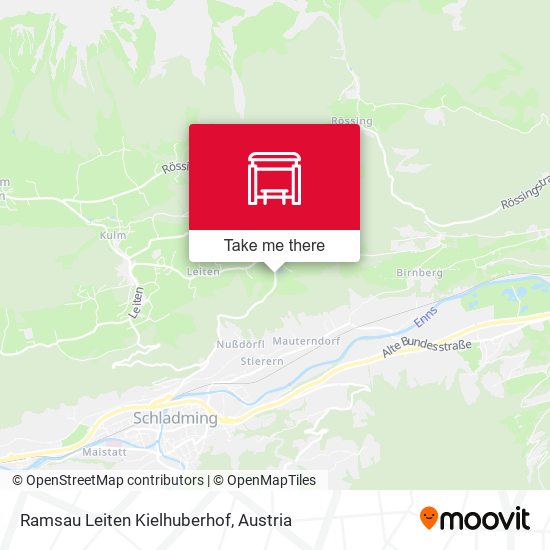 Ramsau Leiten Kielhuberhof map