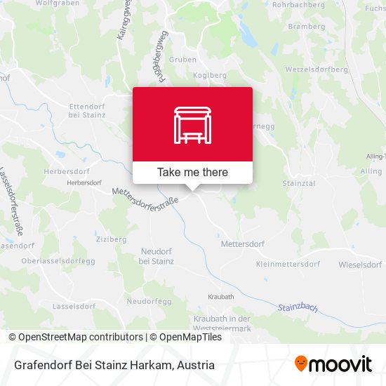 Grafendorf Bei Stainz Harkam map